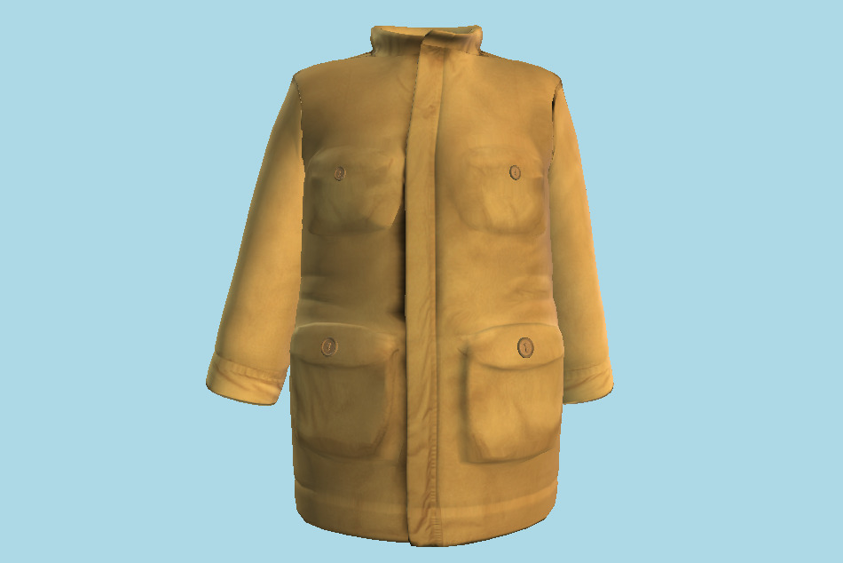 Coat 3d model
