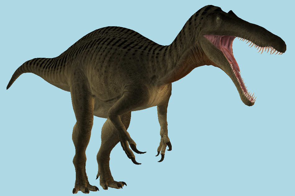 The Isle Leatherback Suchomimus Dinosaur 3d model