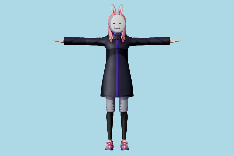 Tokyo Ghoul Re Birth - Touka Kirishima 3d model