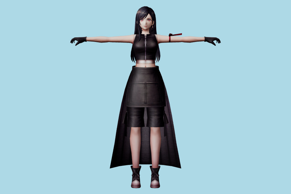 War of the Visions Final Fantasy Brave Exvius - AC Tifa 3d model