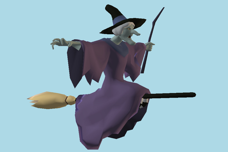 Scooby-Doo! Night of 100 Frights Witch 3d model