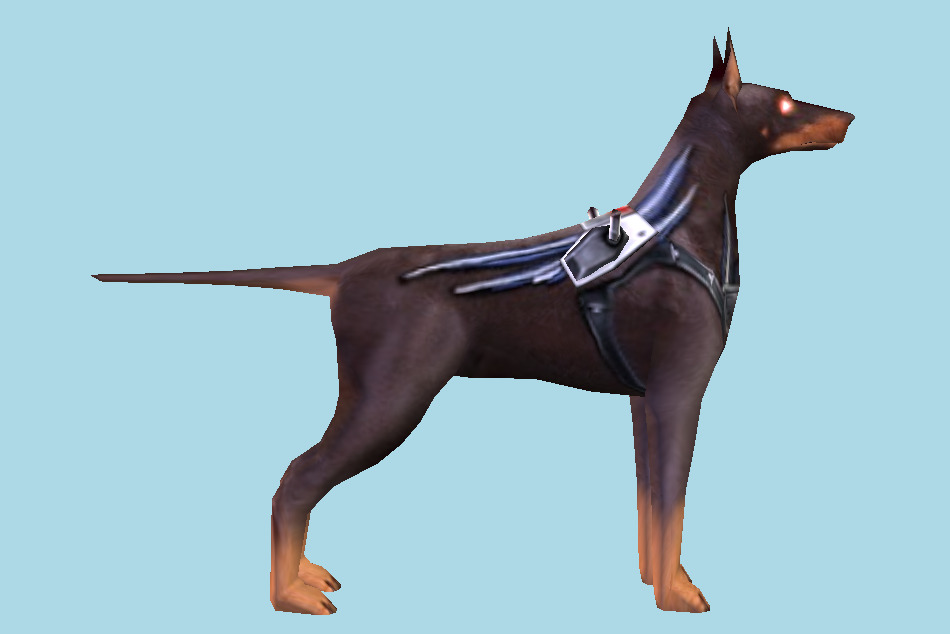 The Bouncer Guard Dog 3d model