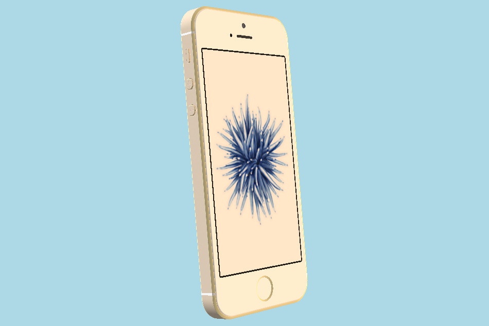 iPhone SE 3d model