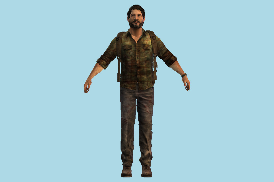 The Last Of Us - Joel Man 3d model