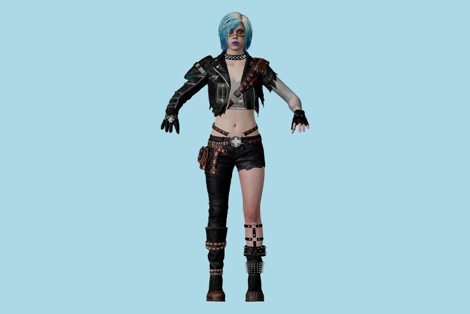 Resident Evil Risistance: RER January (Wasteland) 3d model