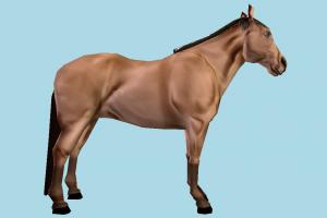 Horse Low-poly horse, animal, animals, wild, nature, mammal, ruminant, zoology, africa, forest, jungle, predator, prey, low-poly