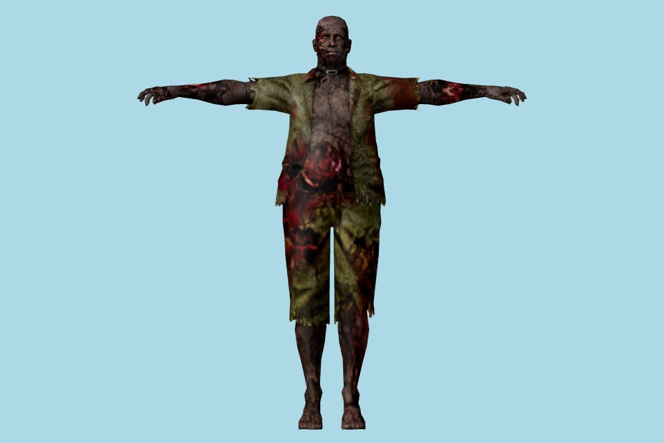 Resident Evil: Chronicles - CVX Zombies Pack 3d model