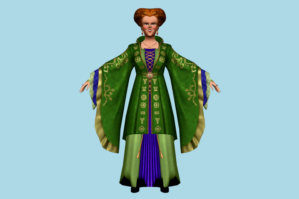 Hocus Pocus Winifred Sanderson 3d model