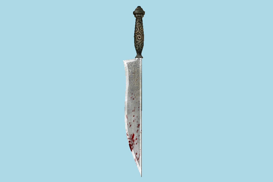 Alice: Madness Returns Vorpal Blade Knife (Unused) 3d model