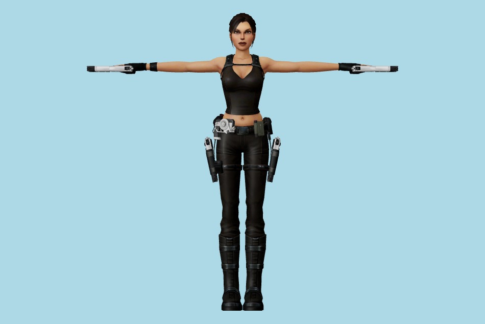 Tomb Raider: Underworld (Wii) - Lara Croft Jungle Pants 3d model