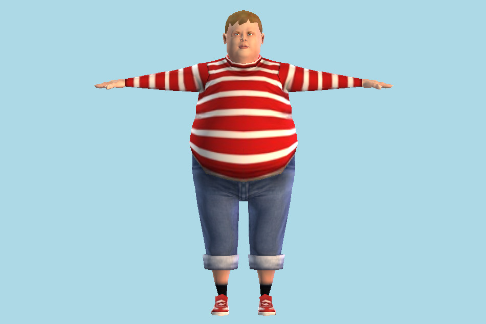 Charlie and the Chocolate Factory Augustus Gloop Fat Boy 3d model