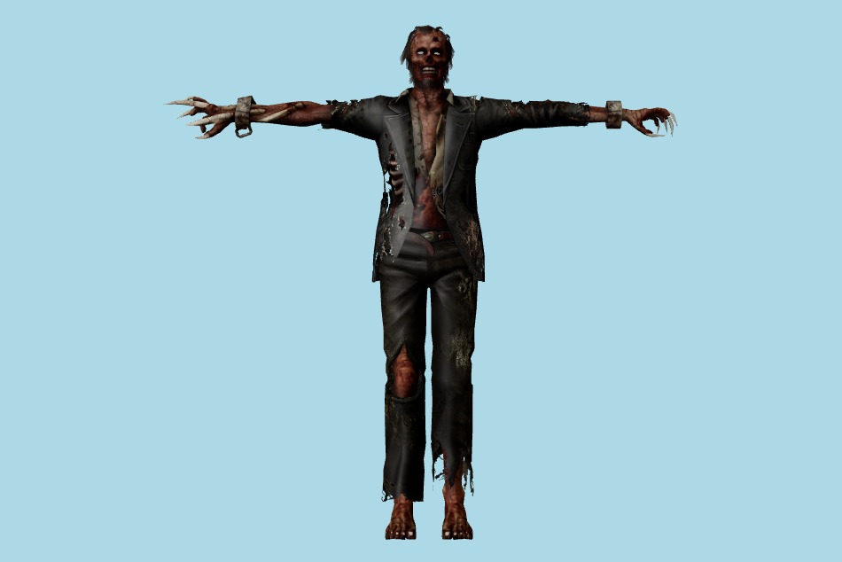 Resident Evil: Chronicles - Mansion Zombies 3d model