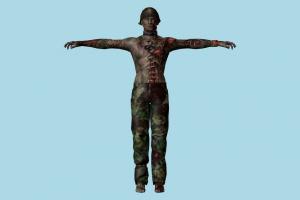 Soldier Prisoner Zombie Zombie