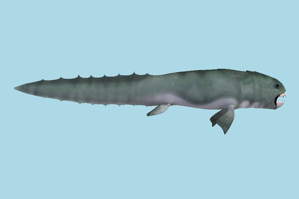 Prehistoric Fish 3d model