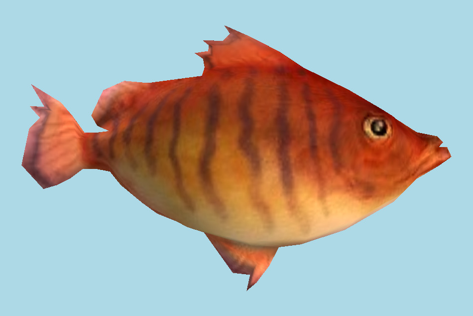 LittleBigPlanet Boar Fish 3d model