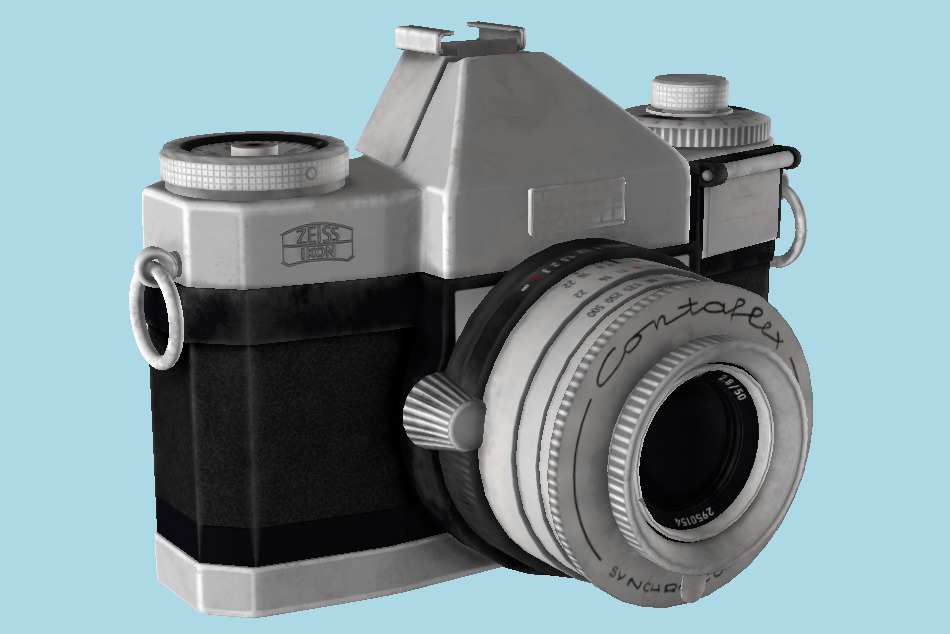 Zeiss Ikon Contaflex Camera 3d model