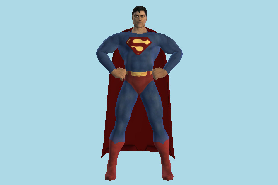 Super Man 3d model