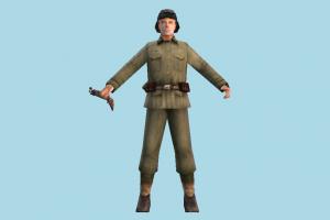 Soldier army-man, soldier, army, man, male, people, human, character