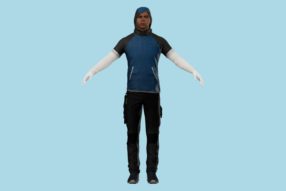 Detroit - Become Human - DBH Markus Freedom March 3d model