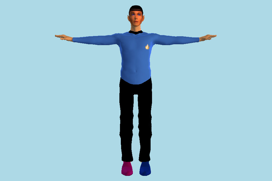 Man Spock 3d model