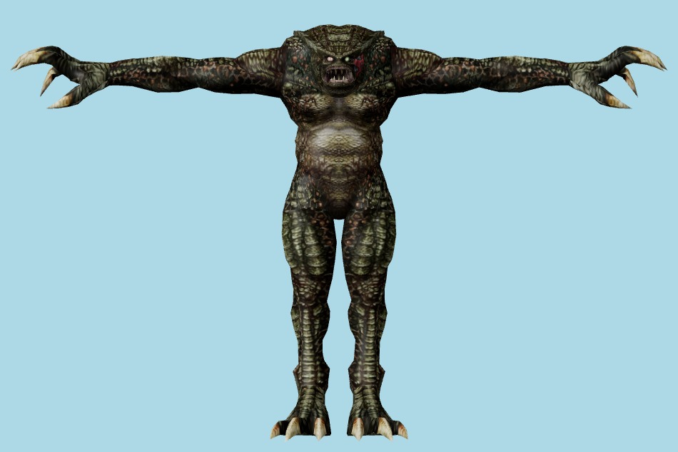 Resident Evil: Chronicles - Hunter Monster 3d model