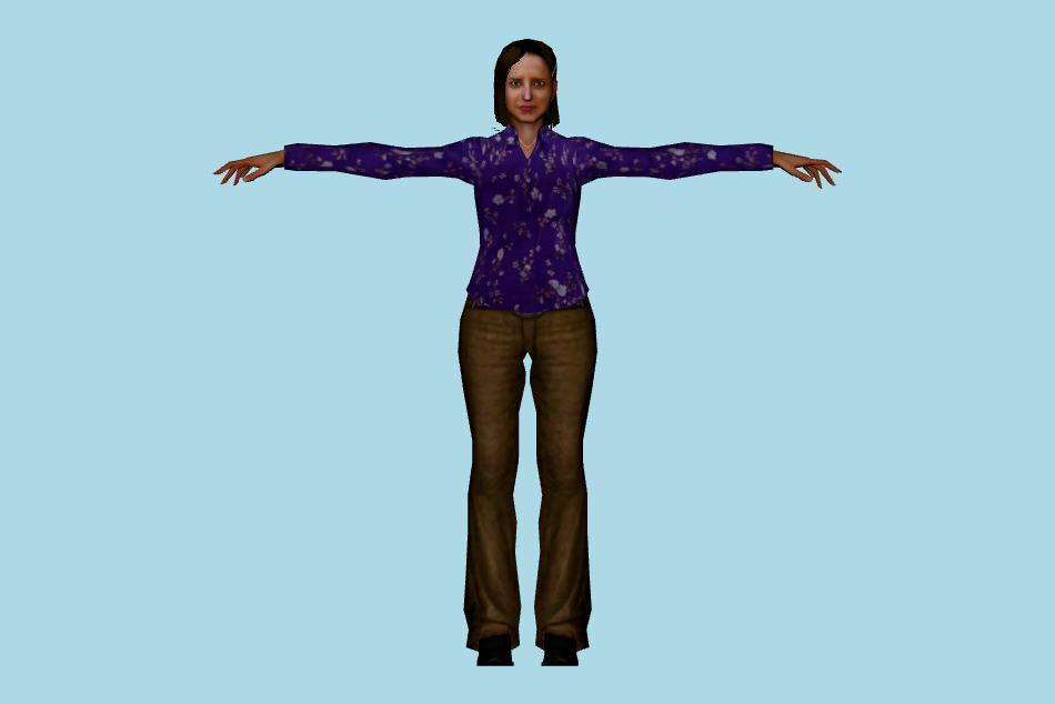 Urban Girl 3d model