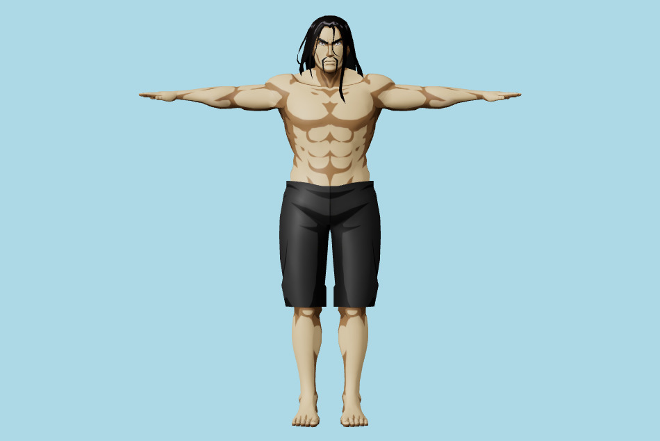 Tokyo Ghoul Re Birth - Matasaka Kamishiro 3d model