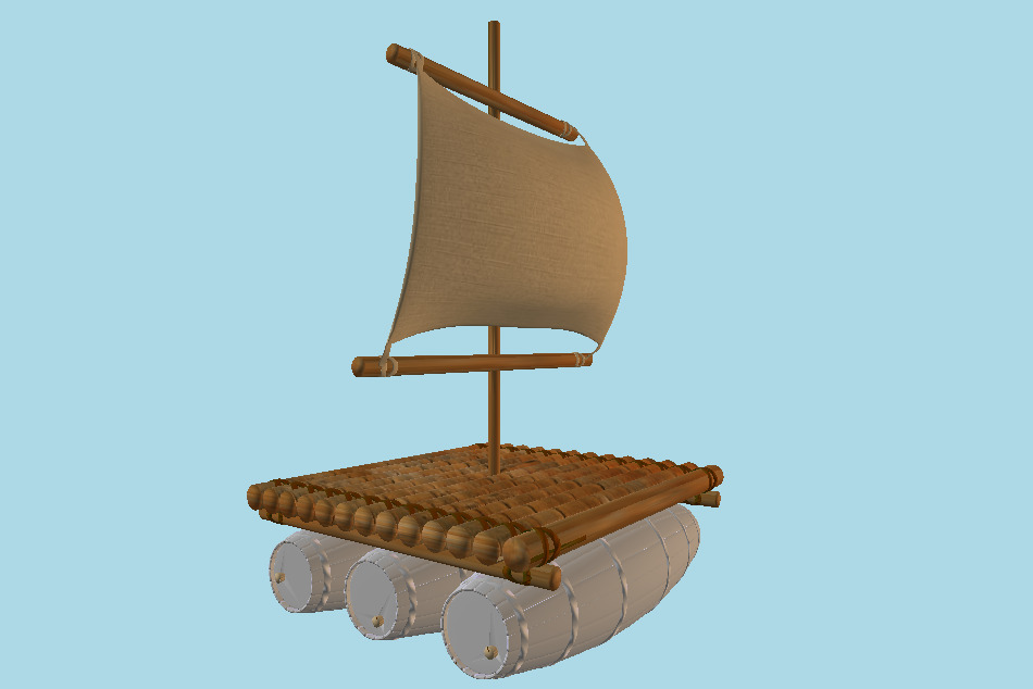 Ship Board 3d model