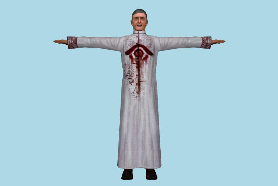 Bloody Man 3d model