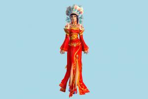 Chinese Bride bride, woman, chinese, asian, girl, lady, female, people, human, character, queen