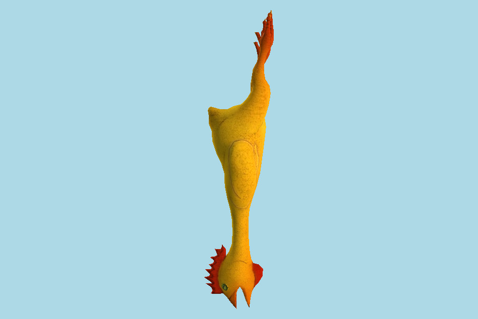 Ratchet & Clank Future: A Crack in Time Rubber Chicken 3d model