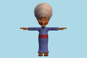 Peddler Aladdin, aladden, cartoon-character, disney, male, man, people, cartoon, toony, character