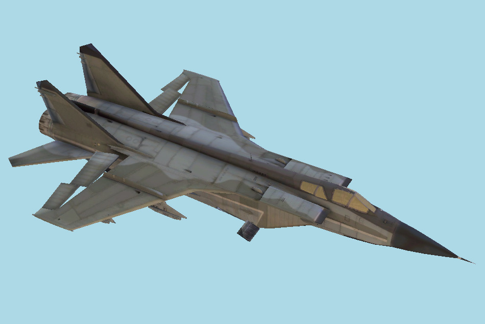 MiG-31 Foxhound 3d model