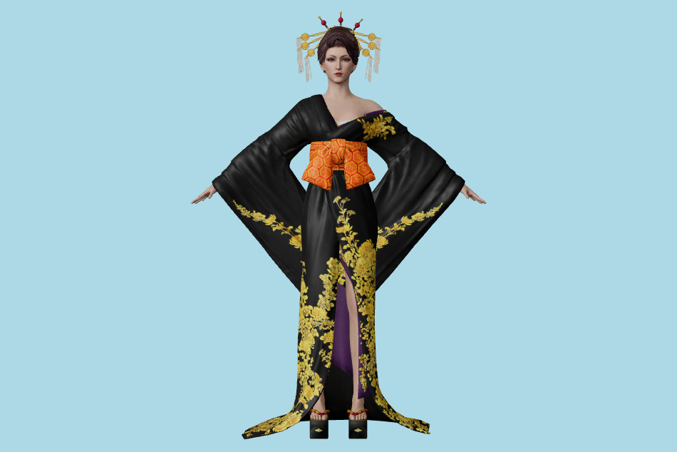 Final Fantasy VII Remake - FFVII Madam M 3d model