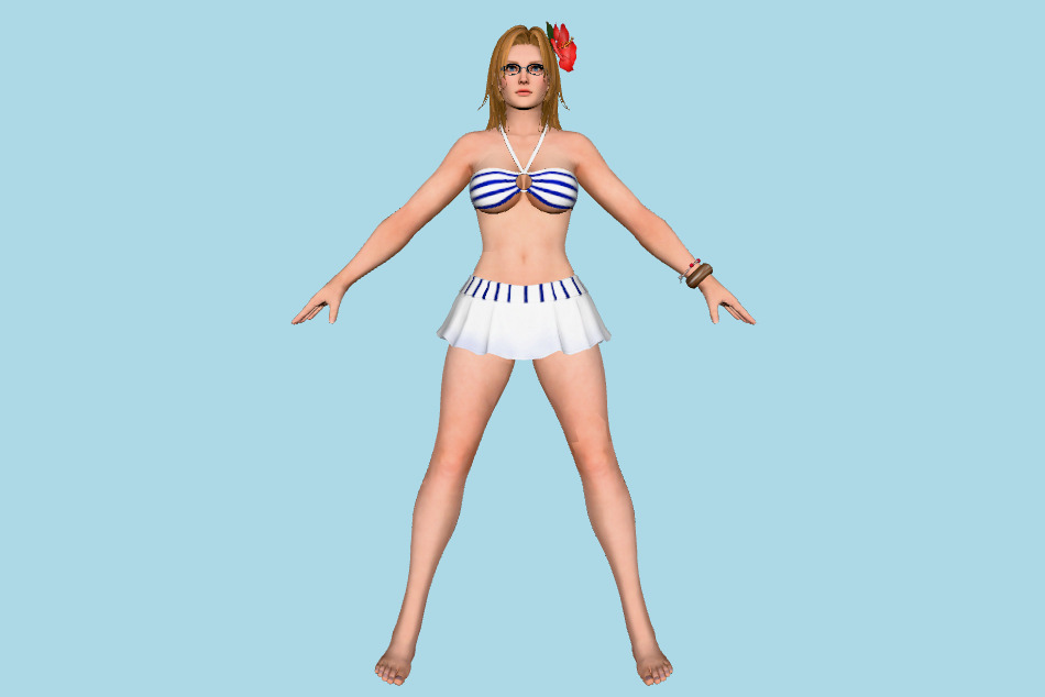 Dead or Alive 5 - Tina Armstrong Summer 3d model