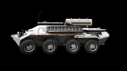 BTR Fire Truck (MES) K1S1 truck, btr, russian, fire, mes, btr-80