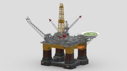 Oil Rig Platform 