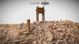 Temple of Bel drone, 3d-scan, destruction, syria, isis, palmyra, archaeology-architecture-photogrammetry, syrianheritage, daesh, photogrammetry, uav, archaeology, 3dscan, war