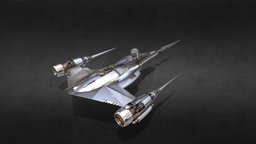 STAR WARS N -1 Naboo Starfighter starship, starfighter, wars, star, mandalorian, starwars, ship