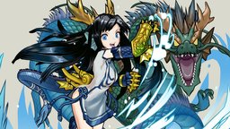 Karin / 命護の青龍 カリン dragons, puzzle, china, girl, game, female