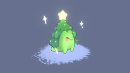 Cute Christmas Frog cute, frog, christmas, stars, kawaii, adorable, christmas-tree, maya2018