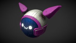 Little Companion Robot For Games companion, flying, cute, little, games, bot, unreal, cyberpunk, game-ready, game-asset, unity3d, asset, futuristic, gameasset, robot, gameready