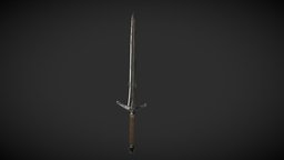 Iron Claymore, Iron Weapons Set(TES:Skyblivion) elder, scrolls, oblivion, iron, longsword, skyblivion, substancepainter, substance, sword