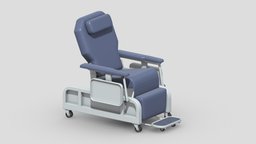 Medical Electric Reclining Chair PBR Realistic scene, room, device, instruments, set, element, unreal, laboratory, generic, pack, equipment, collection, ready, vr, ar, hospital, realistic, science, machine, engine, medicine, pill, unity, asset, game, 3d, pbr, low, poly, medical, interior
