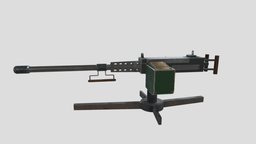 Browning .50 Cal M2 Machine Gun ww2, usmc, browning, m2, weapon, usa, gun, allied-forces