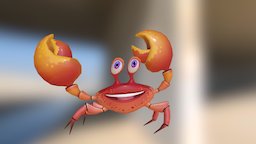 Cartoon Crab Dancing crab, cartoon