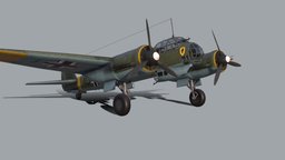 Junkers Ju 88 Bomber ww2, bomber, wwii, germany, aircraft, 88, luftwaffe, junkers, junkers-ju-88
