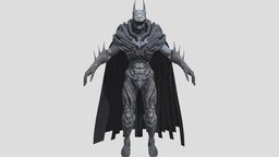 Batman Nightmare batman, arkham-knight, character, 3dmodel, textured, rigged