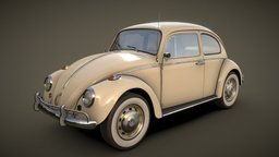 Volkswagen Beetle beetle, juke, blender3dmodel, volkswagen-beetle, kfer