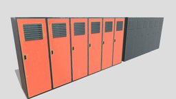Lockers school, gym, lockers, cabinet, locker